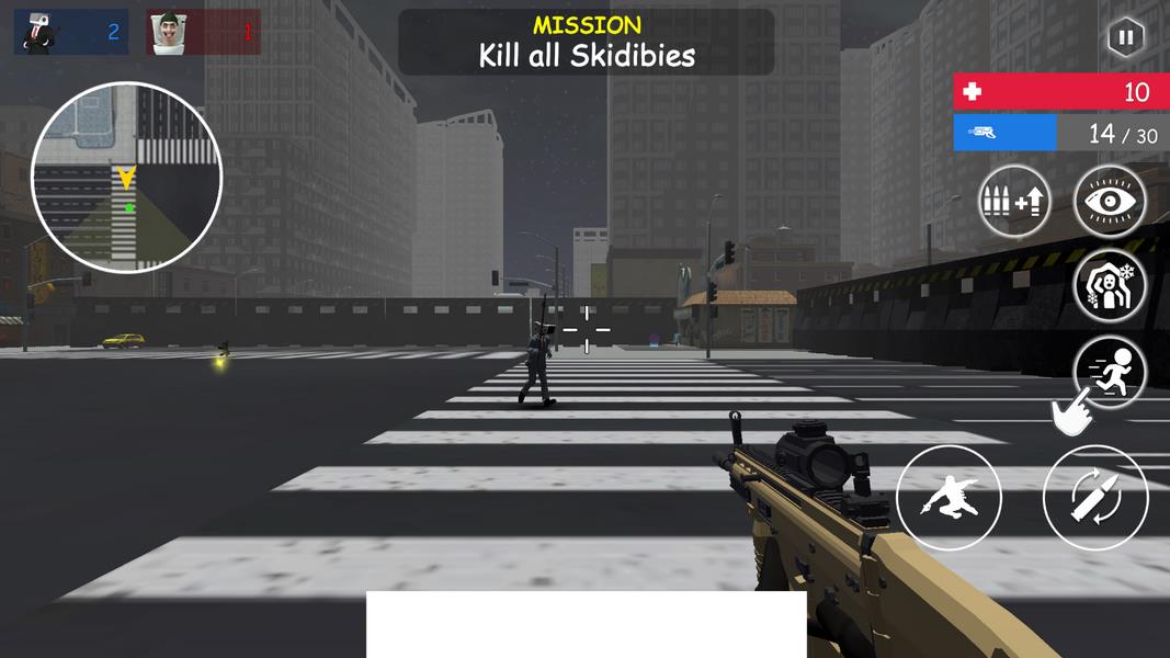 Schermata Shoot Skibd Toilet Survival.io 1