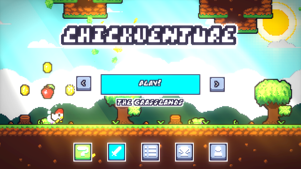 Chickventure: A Runner Game Скриншот 0