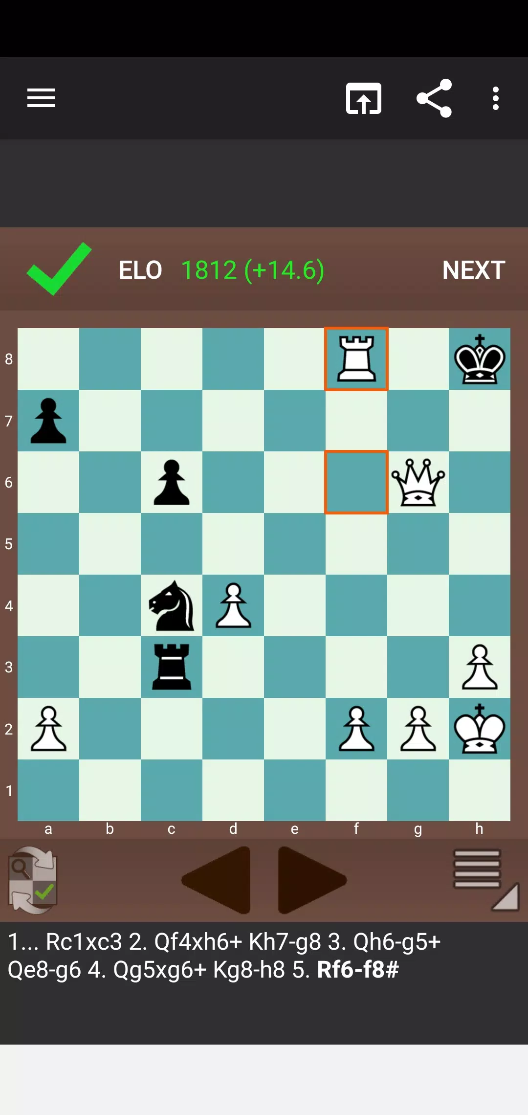 Fun Chess Puzzles ภาพหน้าจอ 1