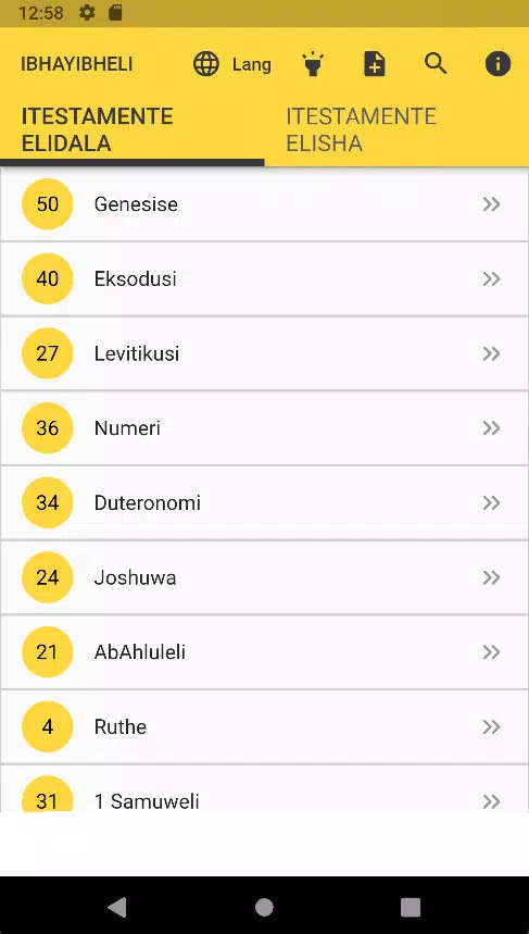 Zulu Bible IBHAYIBHELI Schermafbeelding 1