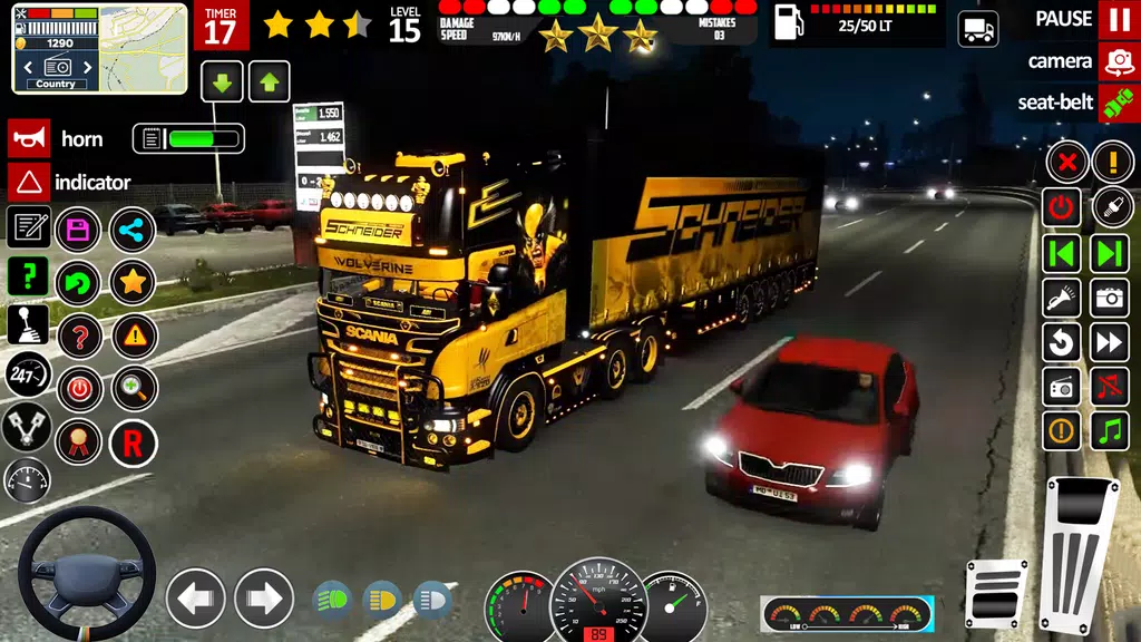 Euro Truck Driving- Truck Game Tangkapan skrin 2