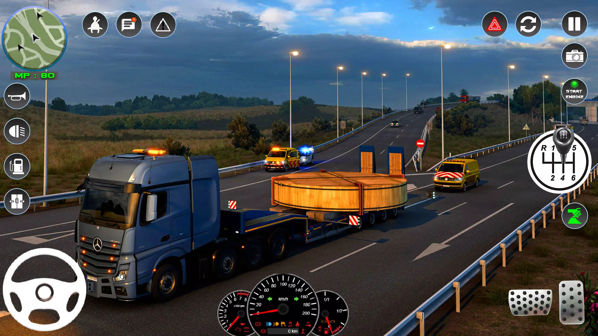 Euro Cargo Truck Simulator 3D ဖန်သားပြင်ဓာတ်ပုံ 3