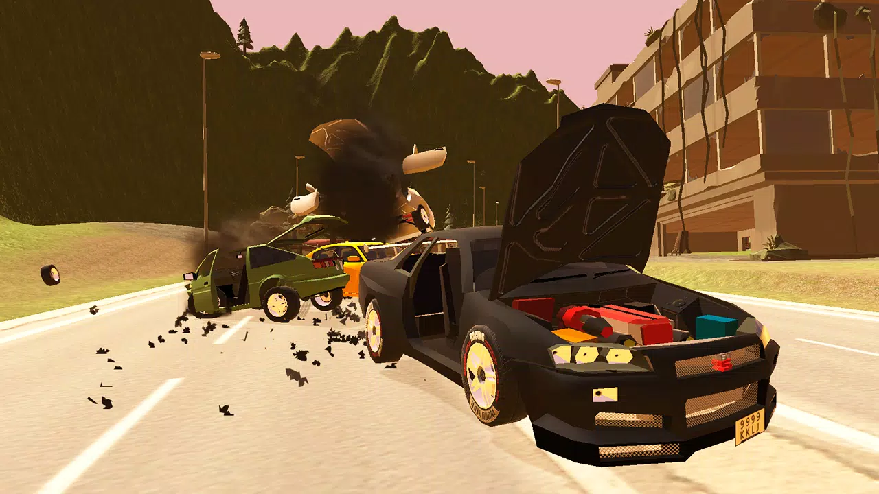 Real Car Collision Simulator Captura de tela 3