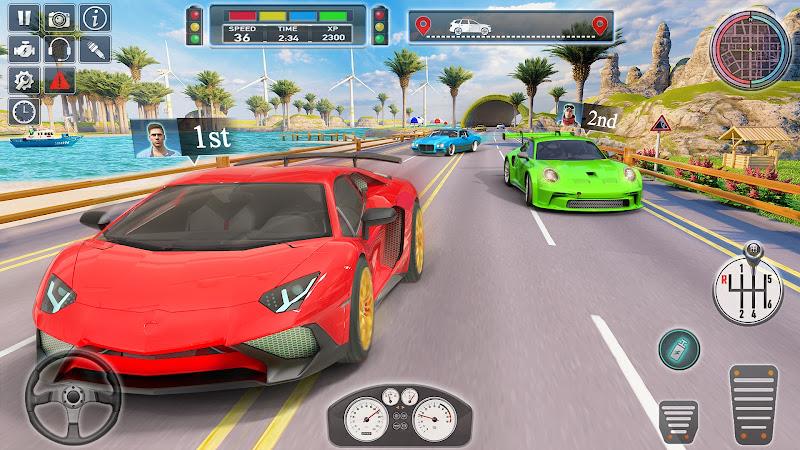 Schermata Super Car Racing 3d: Car Games 1