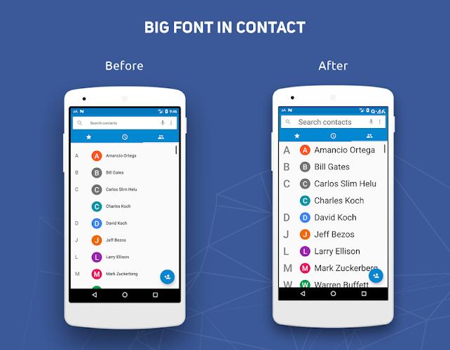 Big Font - Change Font Size & Text Size Capture d'écran 1