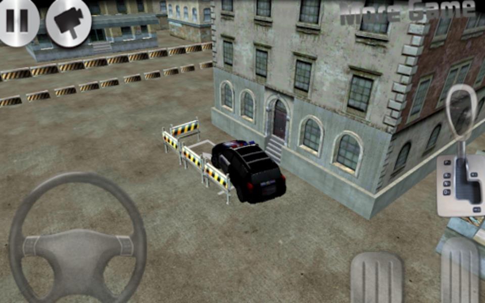 3D police car parking Captura de pantalla 0