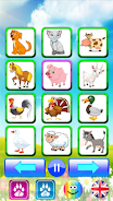 Animal sounds - Kids learn স্ক্রিনশট 0