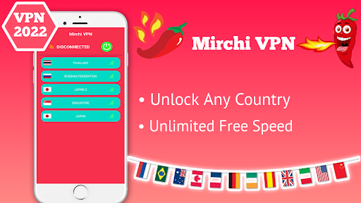 Mirchi VPN - Private & Fast Ảnh chụp màn hình 0