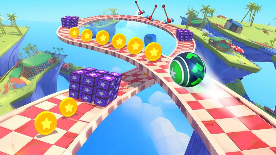 3D Super Rolling Ball Race ภาพหน้าจอ 1