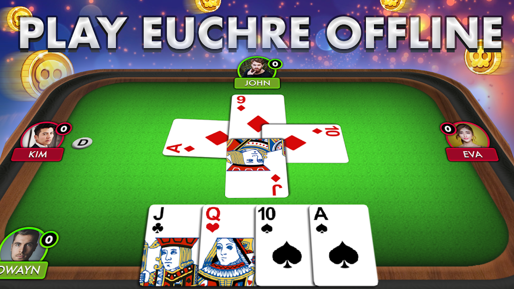 Euchre Plus Ảnh chụp màn hình 2