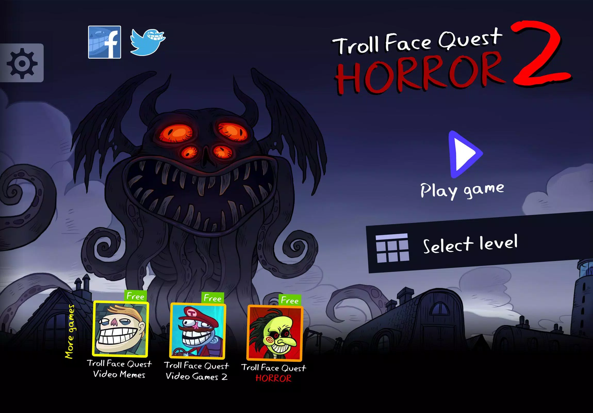 Troll Face Quest: Horror 2 Schermafbeelding 0