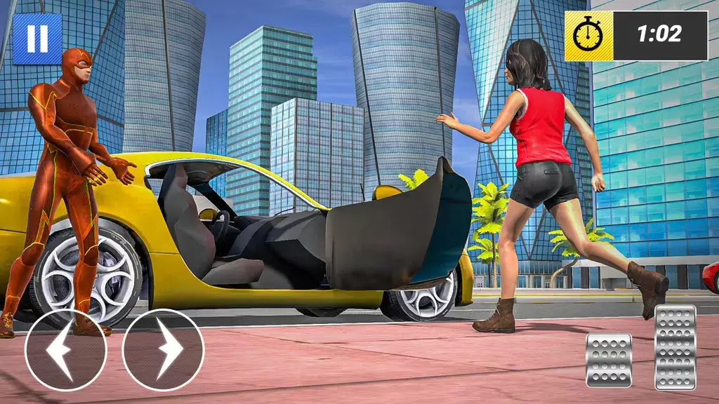 Superhero Car Games Taxi Games Screenshot 3