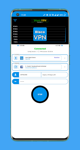 Schermata Disco VPN 2