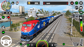 Train Driving Euro Train Games Screenshot 3