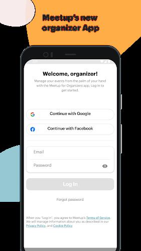Meetup for Organizers Скриншот 1