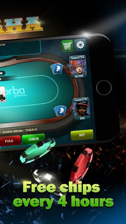 Live Poker Tables–Texas holdem and Omaha Ảnh chụp màn hình 3