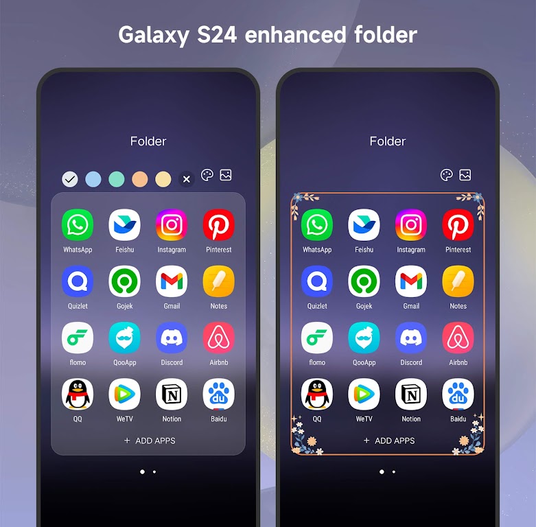 Cool S24 Launcher Galaxy OneUI Mod Tangkapan skrin 1