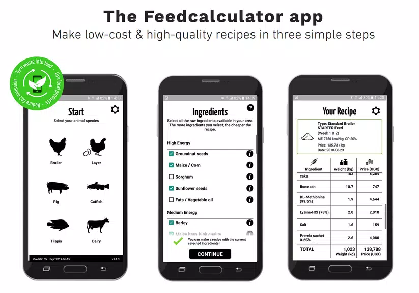 Feed Calculator for livestock ภาพหน้าจอ 0