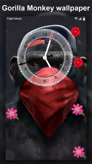 Gorilla Monkey Live Wallpaper 스크린샷 0