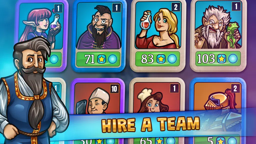 Hero Park: Shops & Dungeons Captura de pantalla 3