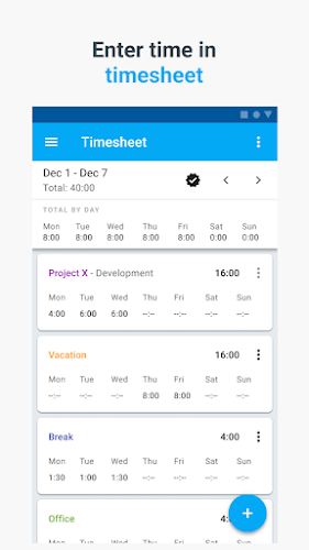 Clockify — Time Tracker Captura de tela 3