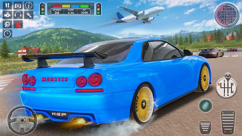 Schermata Super Car Racing 3d: Car Games 2