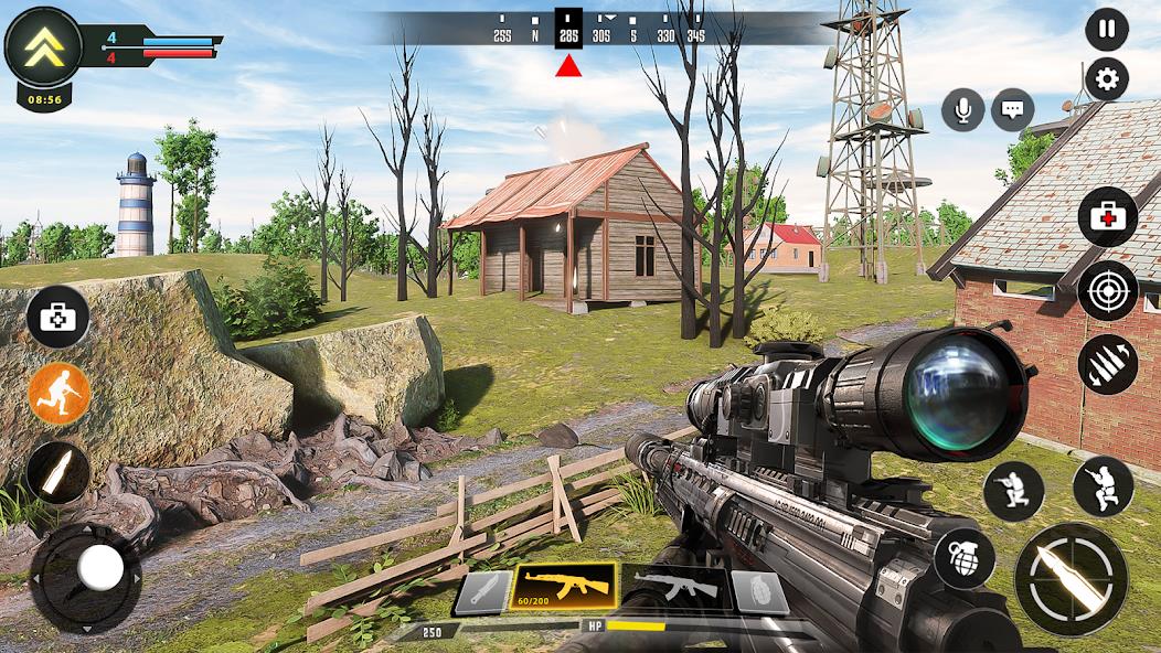 Sniper Game: Shooting Gun Game Mod スクリーンショット 2