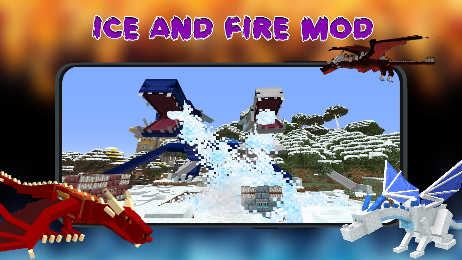 Ice and Fire Mod For Minecraft Ảnh chụp màn hình 3