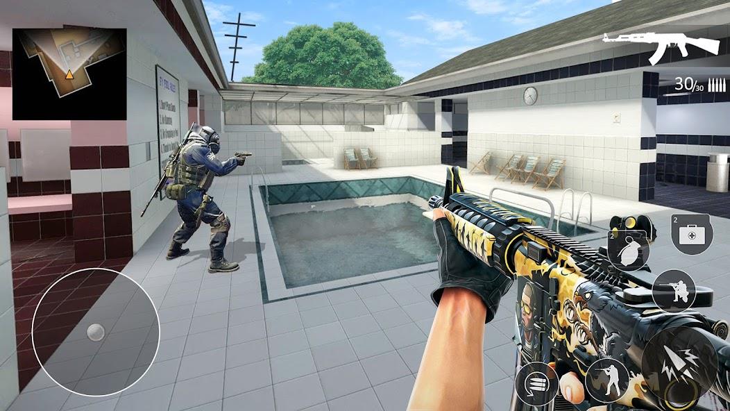 Anti Terrorist Shooting Games Mod 스크린샷 1