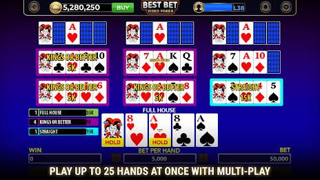 Best-Bet Video Poker Zrzut ekranu 2