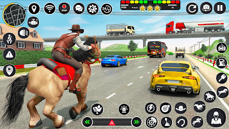 Horse Racing Games Horse Rider Captura de tela 1