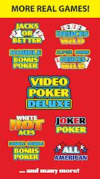 Video Poker Deluxe Capture d'écran 1