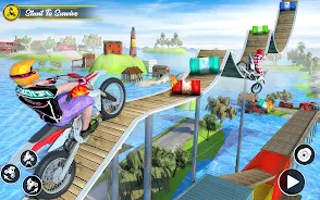 Motor Bike Race: Stunt Driving Screenshot 2