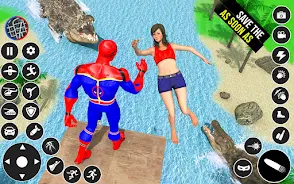 Spider Fighter Man: Rope Hero 스크린샷 2