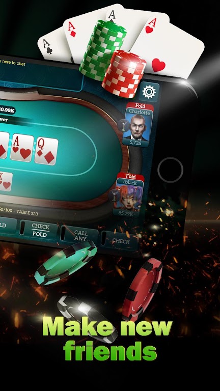 Live Poker Tables–Texas holdem and Omaha Ảnh chụp màn hình 1