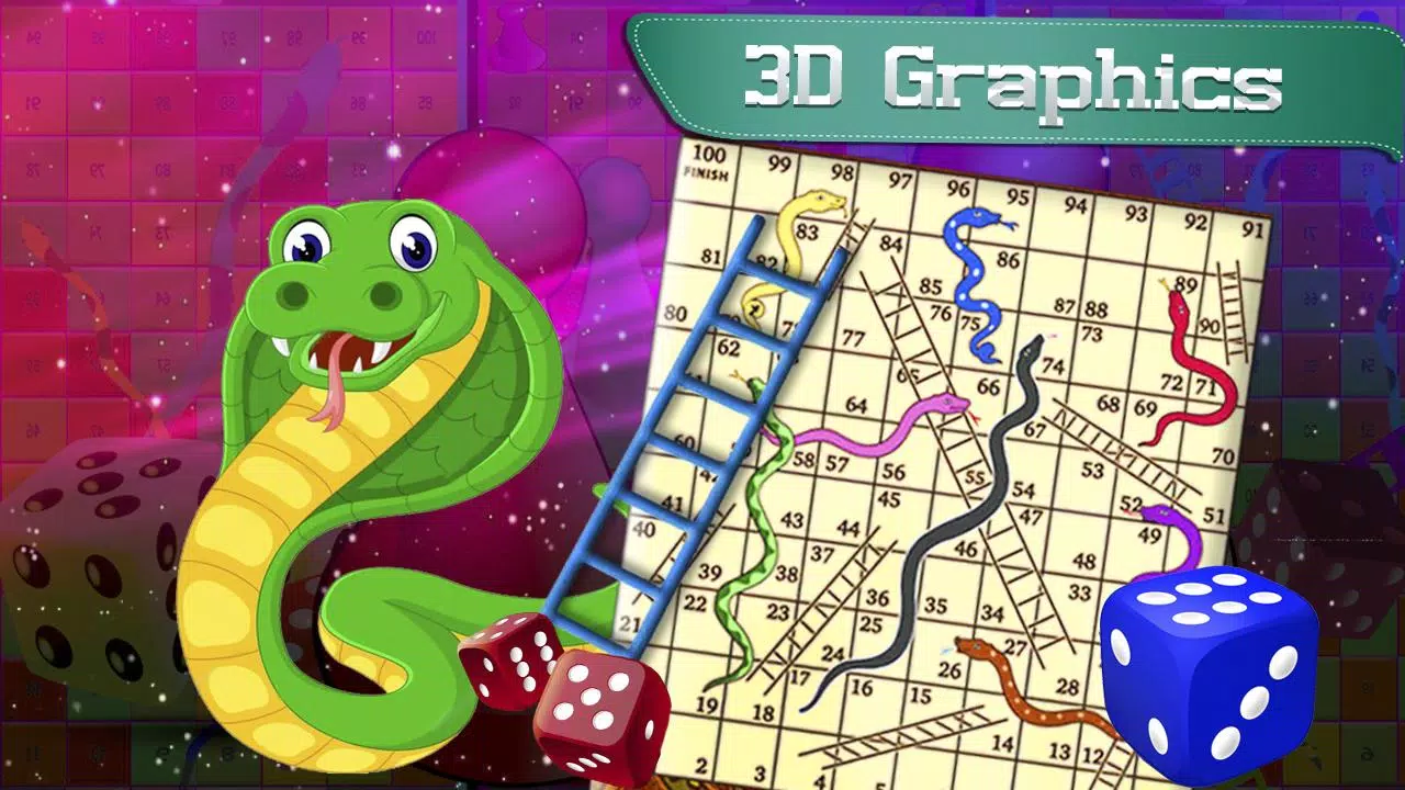 Ludo Snake and Ladder free game Zrzut ekranu 0