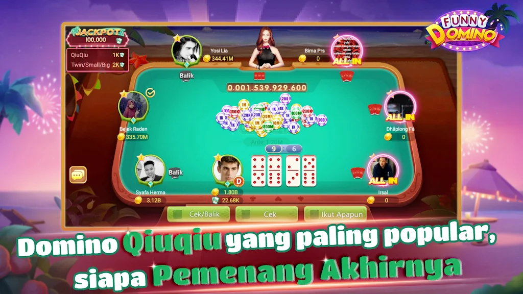 Funny Domino:Gaple QiuQiu 스크린샷 2