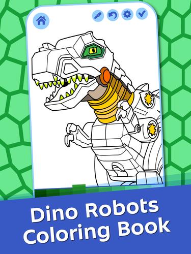 Dino Robots Coloring for Boys স্ক্রিনশট 0