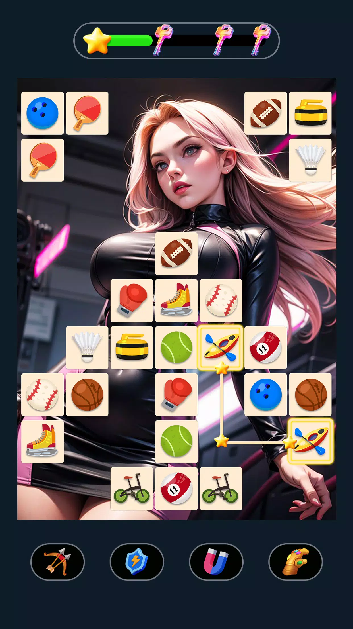 Schermata Fantasy Onet - Match Girl Game 2