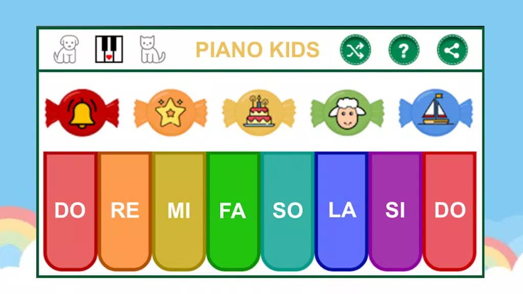 Piano Kids: Animals Music Song Captura de pantalla 0