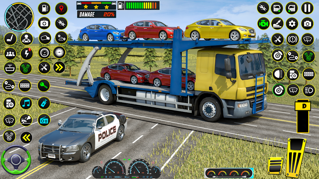 Cargo Truck Simulator Games 3D Tangkapan skrin 3