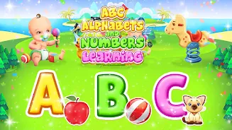 Learn ABC Alphabets & 123 Game ภาพหน้าจอ 0