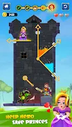 Hero Rescue - Pin Puzzle Games Captura de tela 3