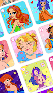 Girls Princess Coloring Book Captura de pantalla 1