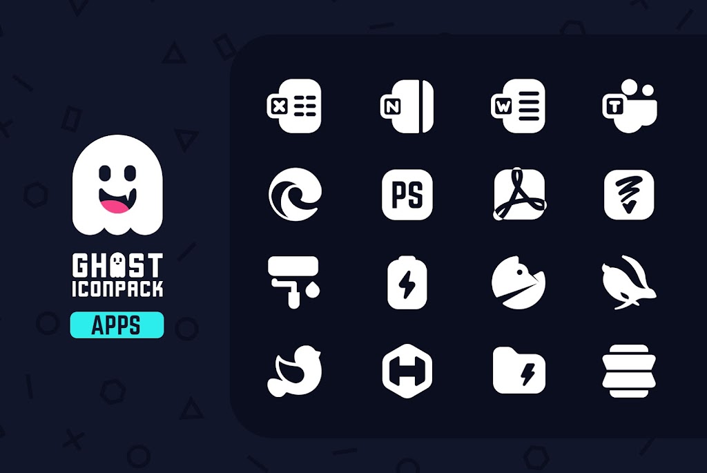 Ghost Icon Pack Mod ภาพหน้าจอ 2