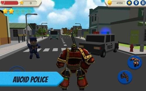 Robot Hero: City Simulator 3D Zrzut ekranu 1