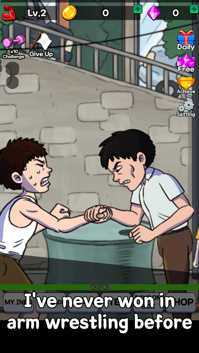 Arm Wrestling Clicker APK Tangkapan skrin 1