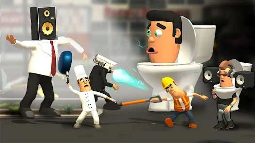 War job: Skbidi toilet Battle ภาพหน้าจอ 1