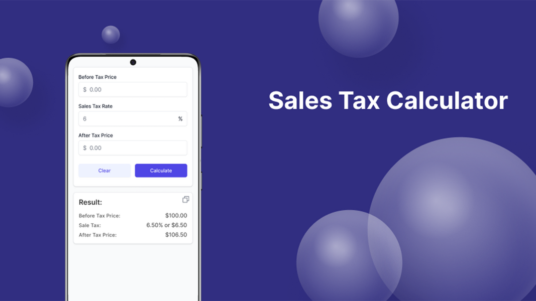 Sales Tax Calculator Screenshot 2