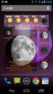 Moon Phase Widget Captura de pantalla 2